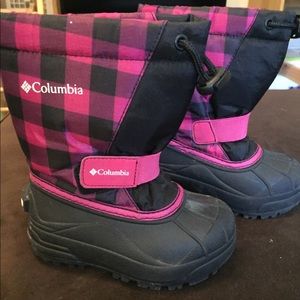 Columbia toddler girls snow boots size 9